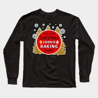 Matching Christmas Festive Season Christmas Cookie Baking Long Sleeve T-Shirt